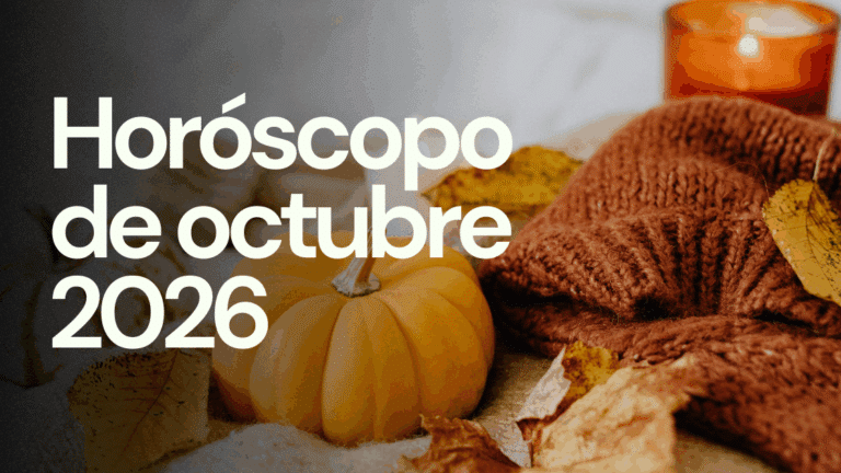 Horóscopo de octubre 2026